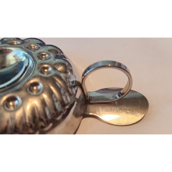 Sommeliers tasting cup Bourgognes Patrfarche shallow silver tastevin winemakers - Picture 8 of 11